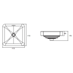 Kohler Forefront K-2661T-0 半嵌入式枱上洗臉盆